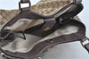 Authentic GUCCI Sukey Shoulder Hand Tote Bag GG Canvas Leather Brown J5989