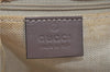 Authentic GUCCI Sukey Shoulder Hand Tote Bag GG Canvas Leather Brown J5989