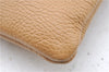 Authentic GUCCI Bamboo Clutch Hand Bag Leather 376858 Beige J5996
