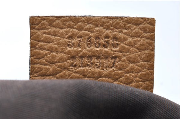 Authentic GUCCI Bamboo Clutch Hand Bag Leather 376858 Beige J5996