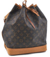 Authentic Louis Vuitton Monogram Noe Shoulder Drawstring Bag M42224 LV J5997