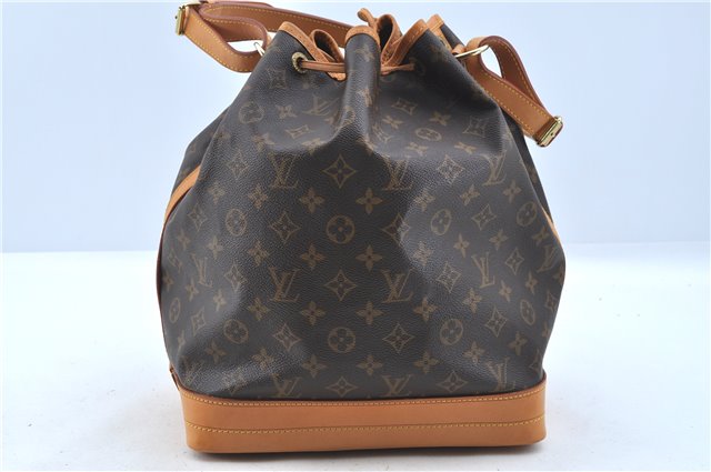 Authentic Louis Vuitton Monogram Noe Shoulder Drawstring Bag M42224 LV J5997