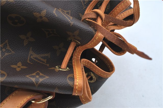 Authentic Louis Vuitton Monogram Noe Shoulder Drawstring Bag M42224 LV J5997