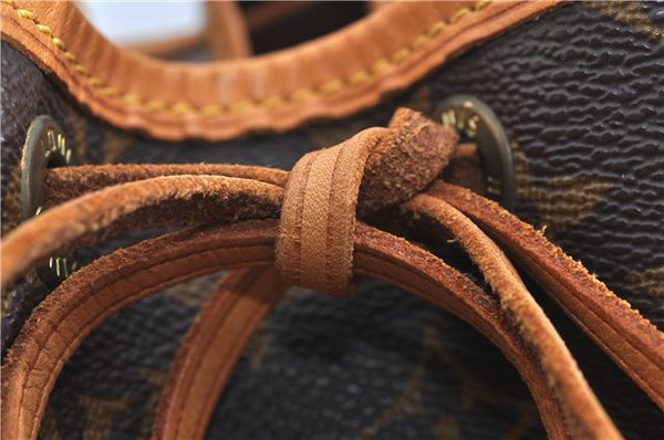 Authentic Louis Vuitton Monogram Noe Shoulder Drawstring Bag M42224 LV J5997