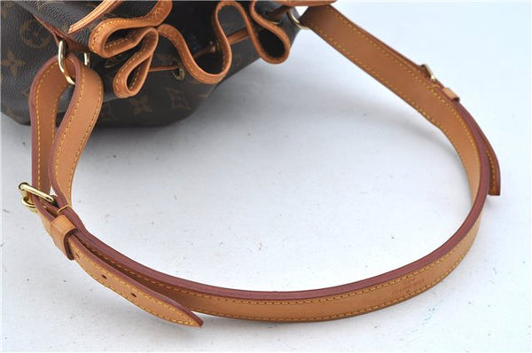Authentic Louis Vuitton Monogram Noe Shoulder Drawstring Bag M42224 LV J5997