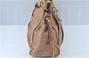 Authentic MIU MIU Leather 2Way Shoulder Hand Bag Purse Brown J6011