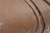 Authentic MIU MIU Leather 2Way Shoulder Hand Bag Purse Brown J6011