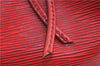 Authentic Louis Vuitton Epi Petit Noe Shoulder Drawstring Bag M44107 Red J6014