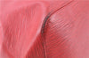 Authentic Louis Vuitton Epi Petit Noe Shoulder Drawstring Bag M44107 Red J6014