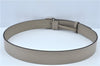 Authentic GUCCI Interlocking G Belt Leather 368186 Size 90cm 35.4" Beige J6021