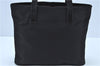 Authentic FENDI Shoulder Tote Bag Purse Nylon Leather Black J6027