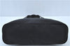 Authentic FENDI Shoulder Tote Bag Purse Nylon Leather Black J6027