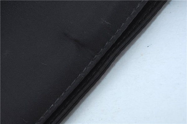 Authentic FENDI Shoulder Tote Bag Purse Nylon Leather Black J6027