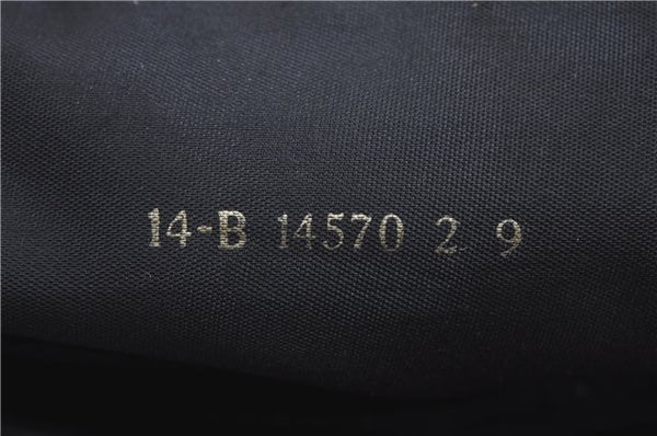 Authentic FENDI Shoulder Tote Bag Purse Nylon Leather Black J6027