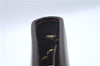 Authentic FENDI Zucca Notebook Cover Canvas Leather Brown Black J6031