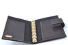 Authentic FENDI Zucca Notebook Cover Canvas Leather Brown Black J6031