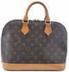 Authentic Louis Vuitton Monogram Alma Hand Bag Purse M51130 LV J6041