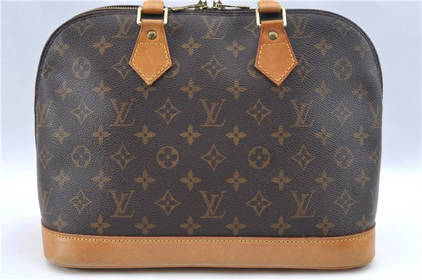 Authentic Louis Vuitton Monogram Alma Hand Bag Purse M51130 LV J6041