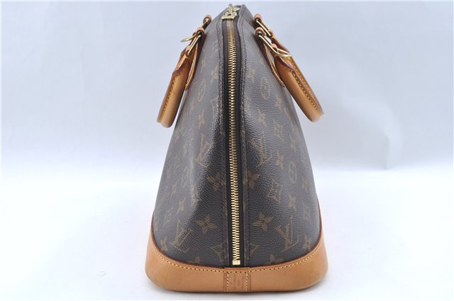 Authentic Louis Vuitton Monogram Alma Hand Bag Purse M51130 LV J6041