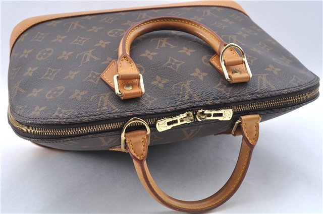 Authentic Louis Vuitton Monogram Alma Hand Bag Purse M51130 LV J6041