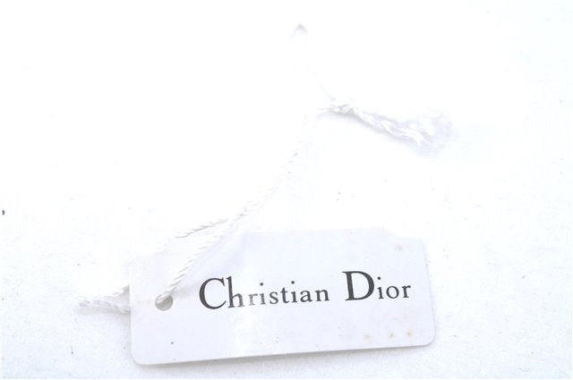 Authentic Christian Dior Logo Silver Tone Necklace CD J6055