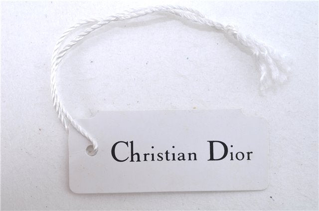 Authentic Christian Dior Logo Gold Plating Necklace Pendant CD J6056