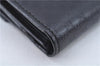 Authentic GUCCI Micro GG Jackie Leather Long Wallet Purse Black J6064