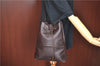 Authentic YVES SAINT LAURENT Shoulder Cross Body Purse Bag Leather Brown J6065