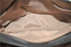 Authentic BURBERRY Vintage Nova Check Hand Bag Purse PVC Leather Beige J6067