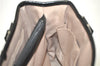 Authentic BURBERRY Vintage Nova Check Hand Bag Purse PVC Leather Beige J6067
