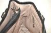 Authentic BURBERRY Vintage Nova Check Hand Bag Purse PVC Leather Beige J6067