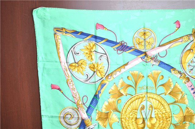 Auth HERMES Carre 90 Scarf 