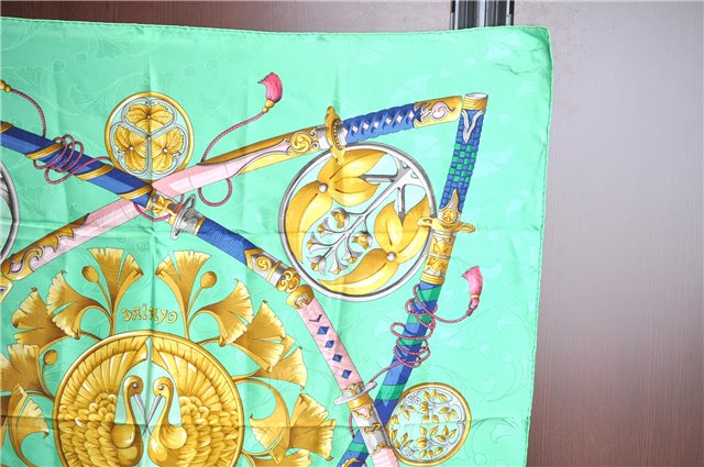 Auth HERMES Carre 90 Scarf 