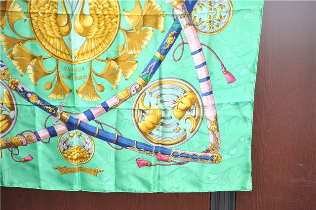 Auth HERMES Carre 90 Scarf 