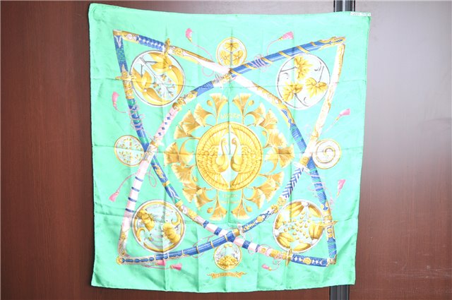 Auth HERMES Carre 90 Scarf 