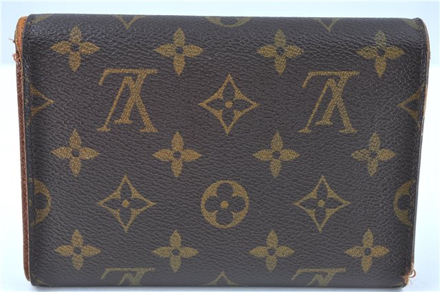 Authentic Louis Vuitton Monogram Porte Tresor International M61215 Wallet J6113