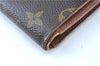 Authentic Louis Vuitton Monogram Porte Tresor International M61215 Wallet J6113