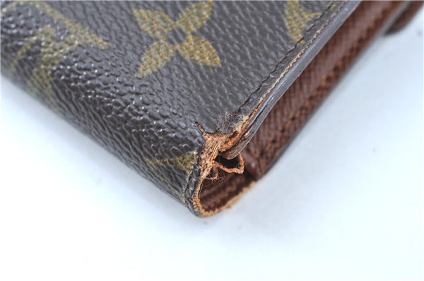 Authentic Louis Vuitton Monogram Porte Tresor International M61215 Wallet J6113
