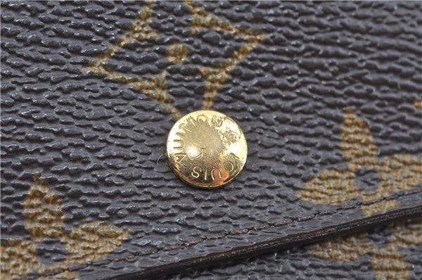 Authentic Louis Vuitton Monogram Porte Tresor International M61215 Wallet J6113