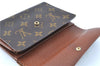 Authentic Louis Vuitton Monogram Porte Tresor International M61215 Wallet J6113