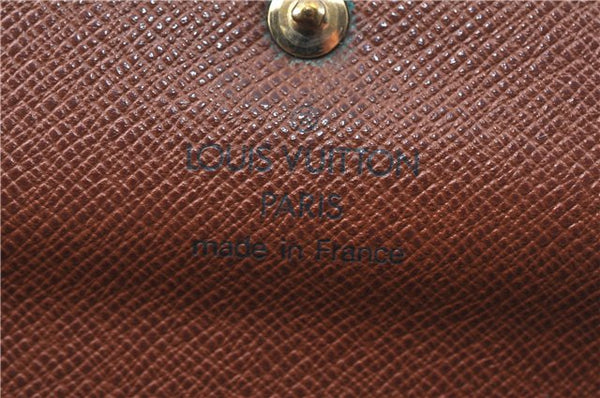 Authentic Louis Vuitton Monogram Porte Tresor International M61215 Wallet J6113