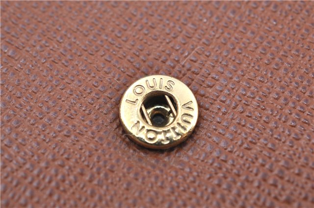 Authentic Louis Vuitton Monogram Porte Tresor International M61215 Wallet J6113