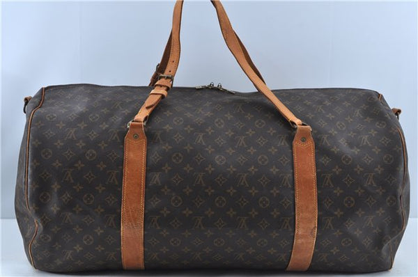 Authentic Louis Vuitton Monogram Sac Polochon 2Way Boston Bag M41222 LV J6114