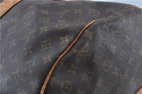 Authentic Louis Vuitton Monogram Sac Polochon 2Way Boston Bag M41222 LV J6114