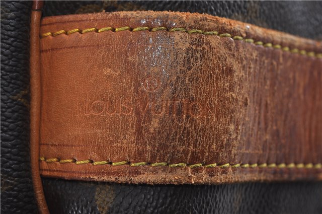 Authentic Louis Vuitton Monogram Sac Polochon 2Way Boston Bag M41222 LV J6114