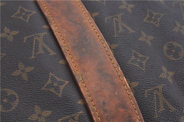 Authentic Louis Vuitton Monogram Sac Polochon 2Way Boston Bag M41222 LV J6114