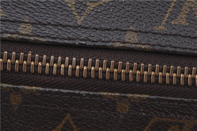 Authentic Louis Vuitton Monogram Sac Polochon 2Way Boston Bag M41222 LV J6114