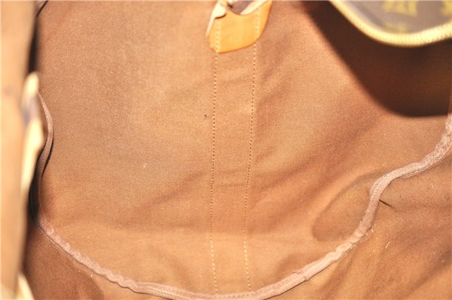 Authentic Louis Vuitton Monogram Sac Polochon 2Way Boston Bag M41222 LV J6114