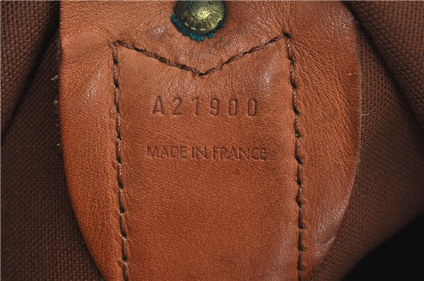 Authentic Louis Vuitton Monogram Sac Polochon 2Way Boston Bag M41222 LV J6114