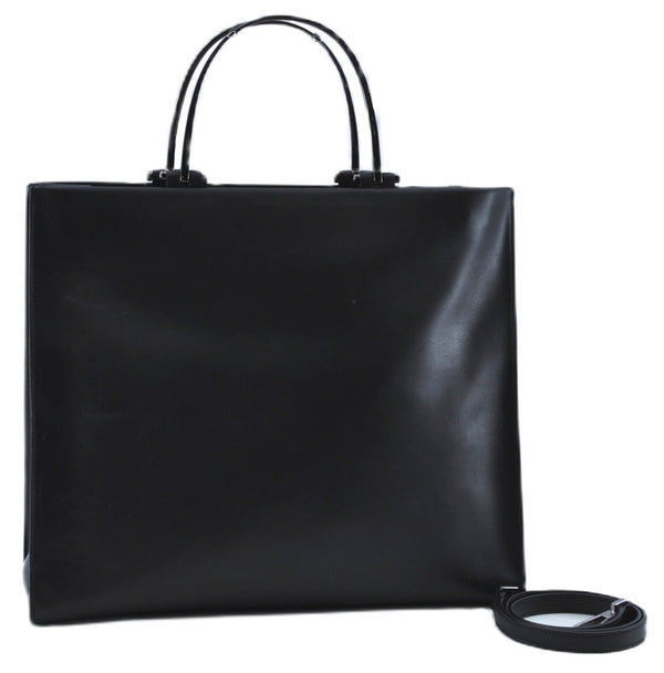 Authentic GUCCI 2Way Shoulder Hand Bag Leather 0021028 Black J6149